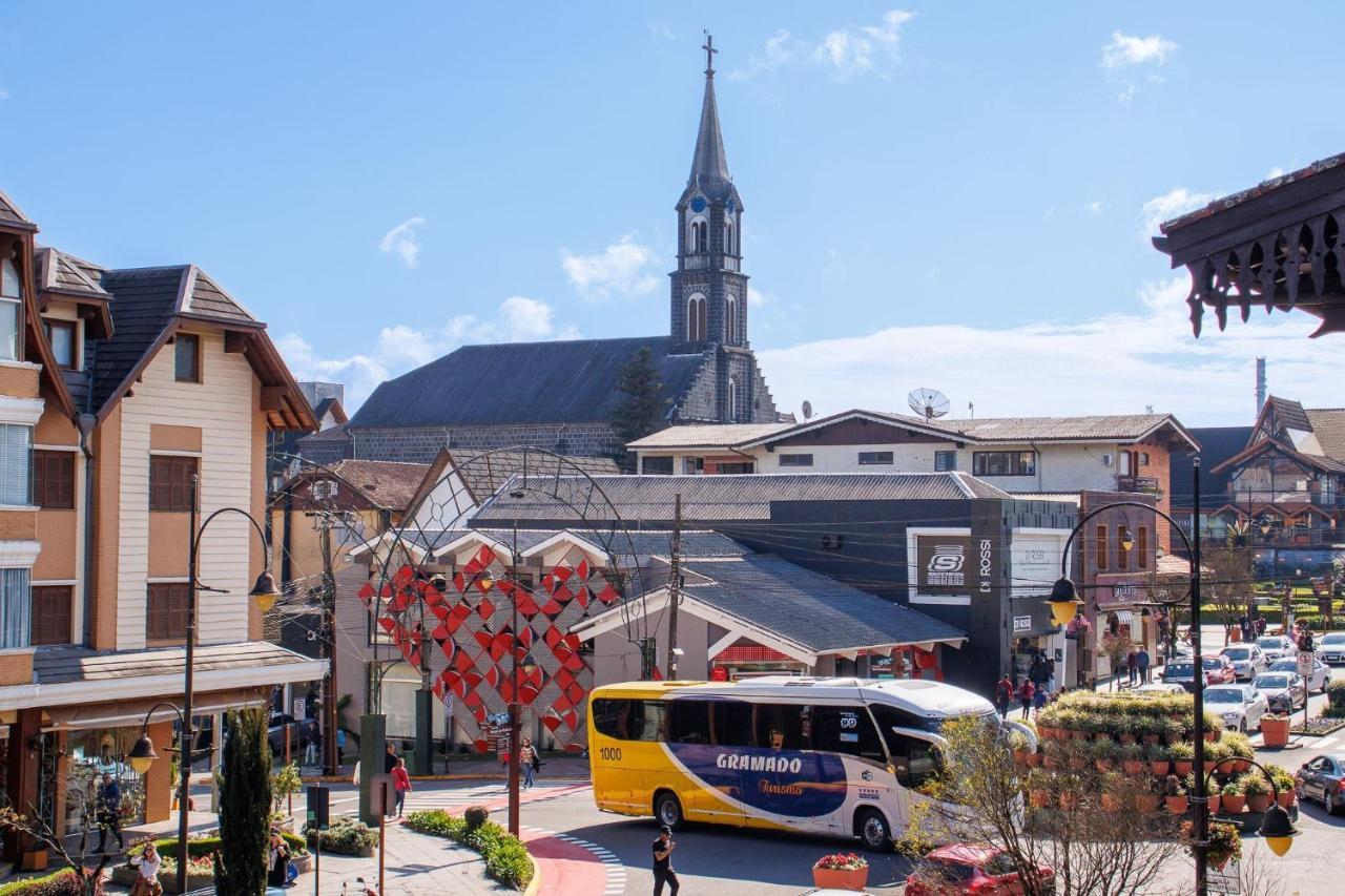 Locar-In Gramado- 100M Rua Coberta Apartment Ngoại thất bức ảnh
