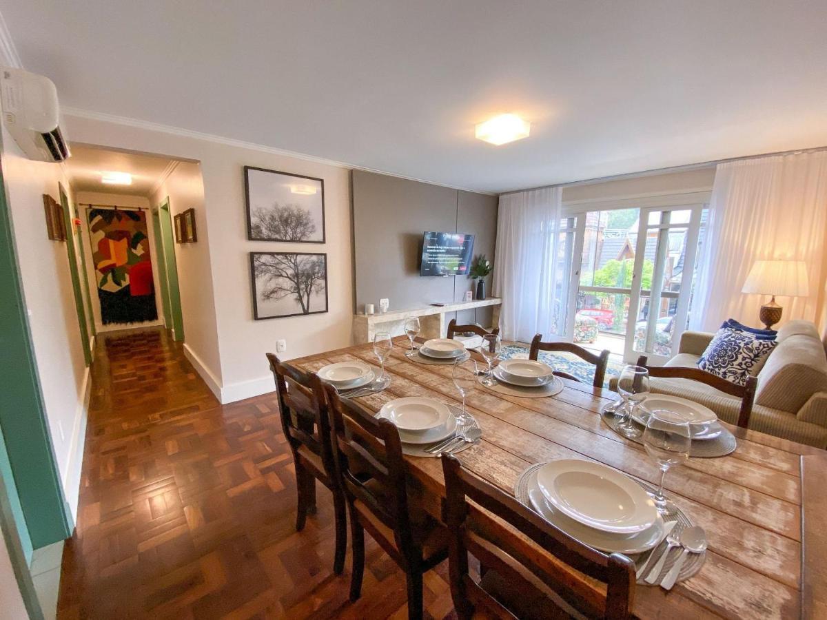 Locar-In Gramado- 100M Rua Coberta Apartment Ngoại thất bức ảnh